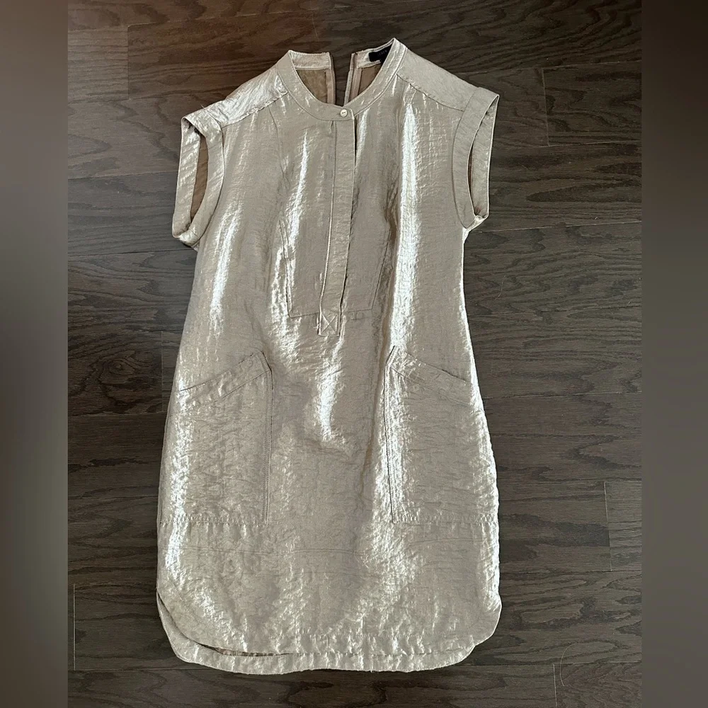 Jcrew soft metallic dress - Picture 1 of 2